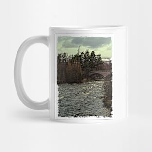 Invercauld Bridge, River Dee, Braemar, Scottish Highlands, UK (6) Mug